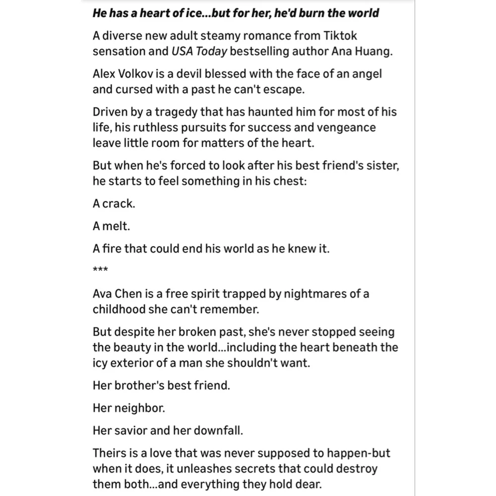 Twisted Love Series by Ana Huang - Paperback